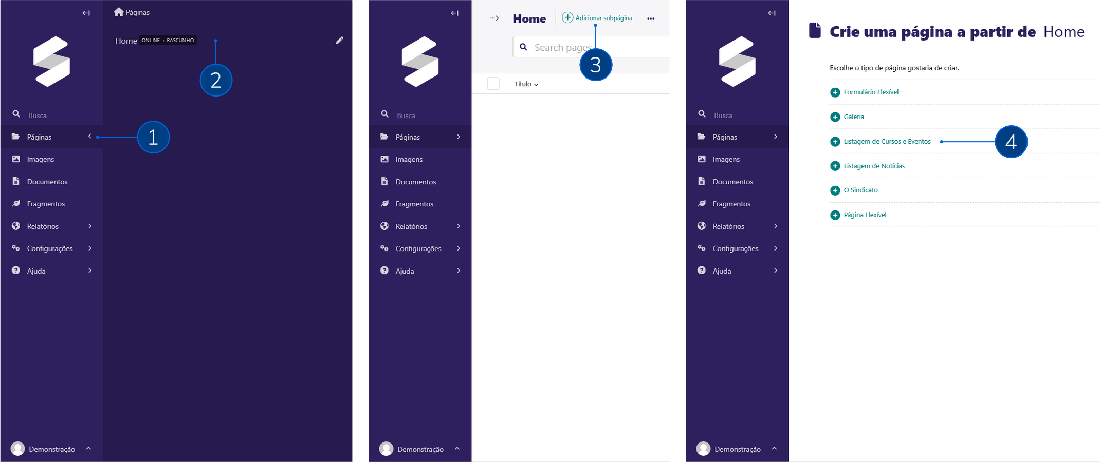 Manual: Cursos e Eventos 01