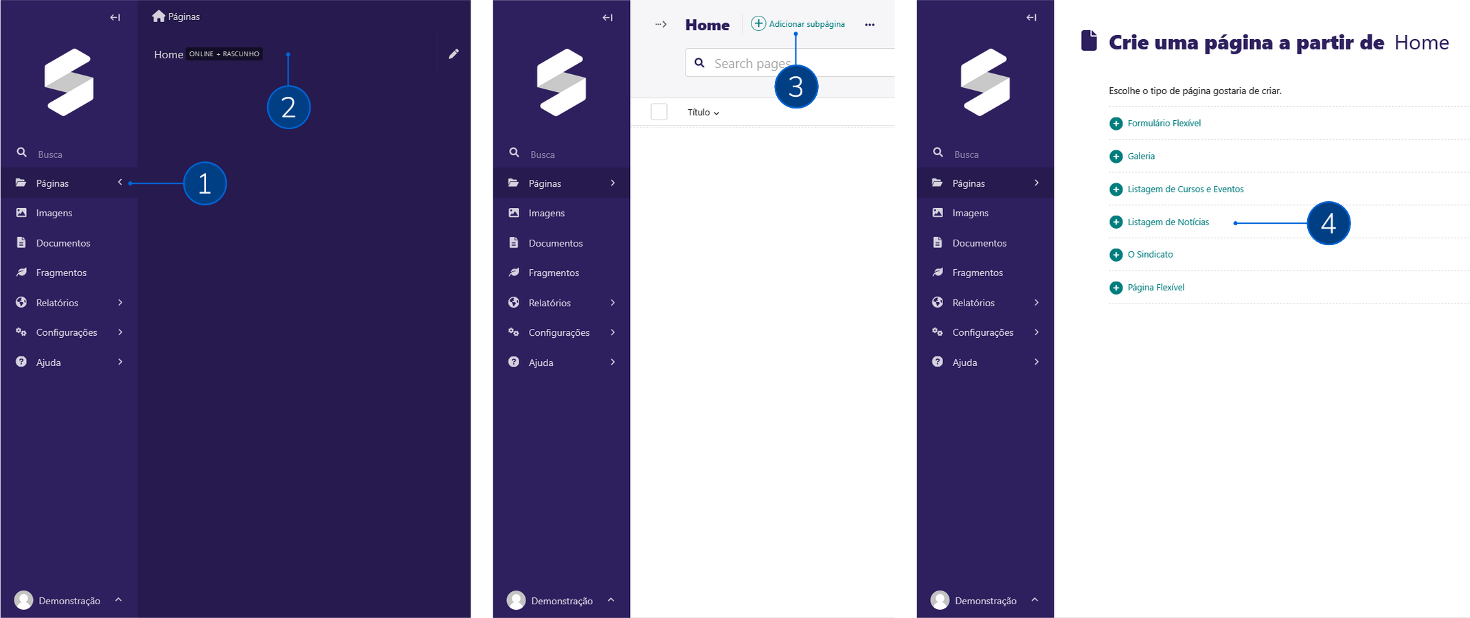 Manual: Página de Notícias 01